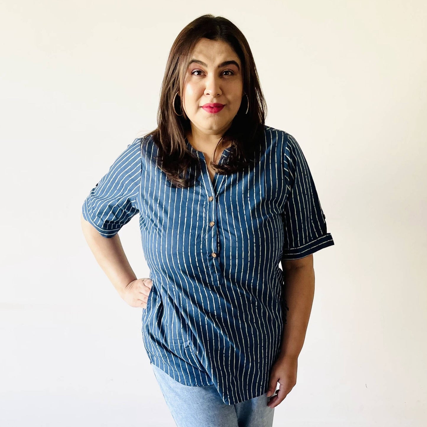 Indigo Top
