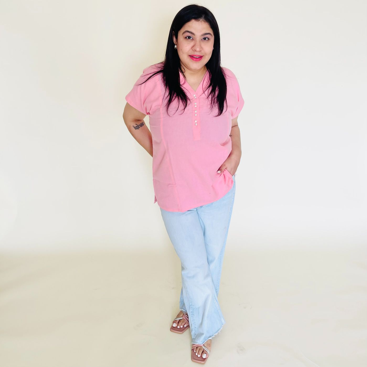 Kalila Linen Top