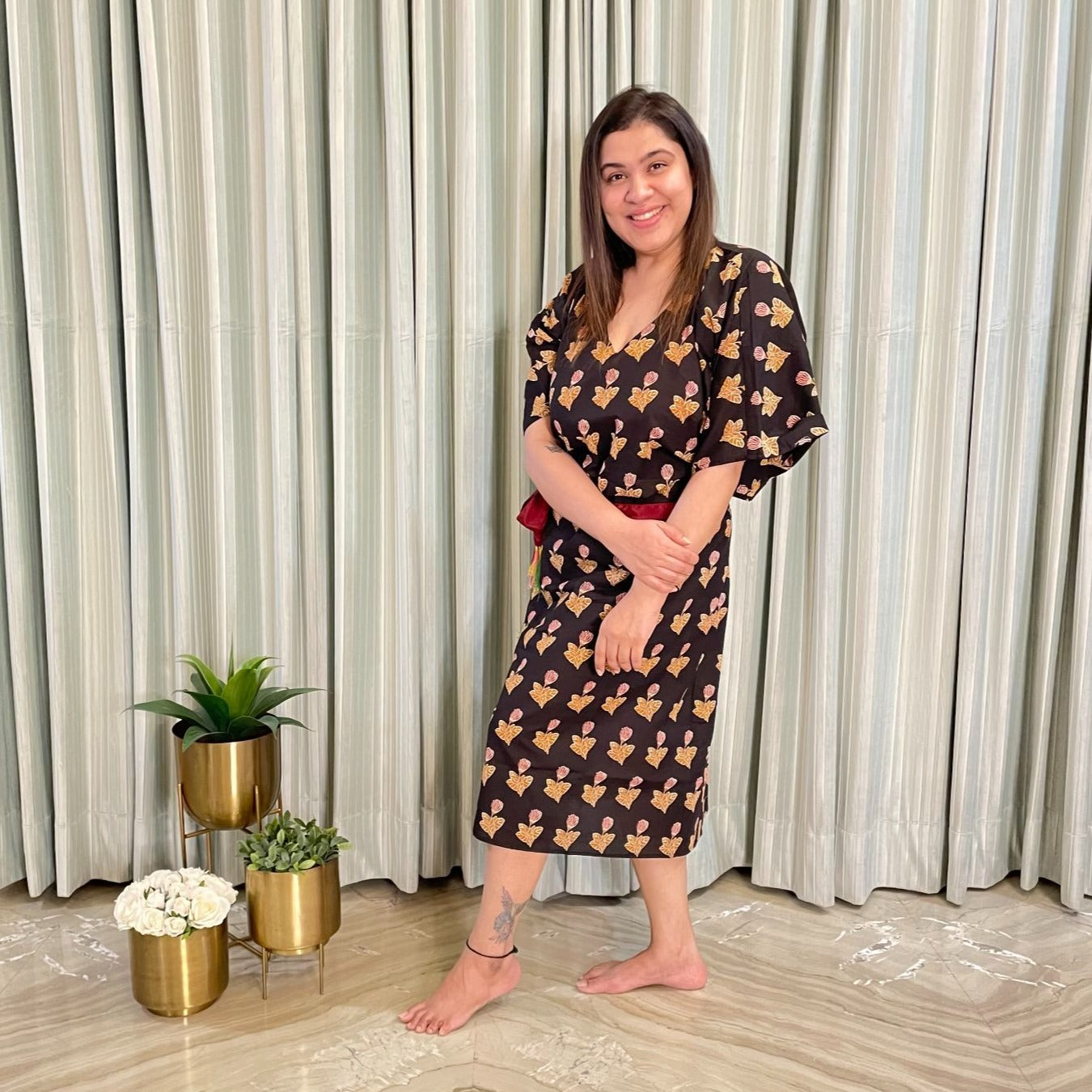 Metal Short Kaftan