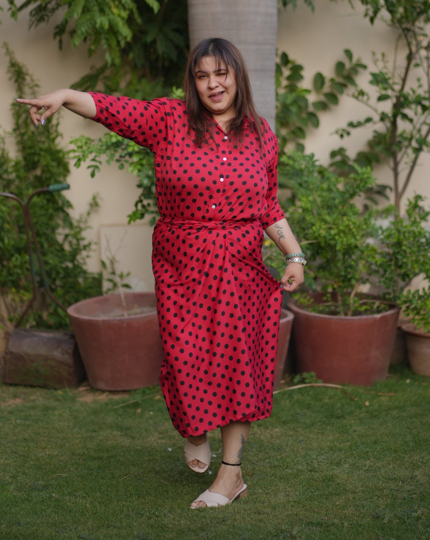 Manmohini Drape Dress