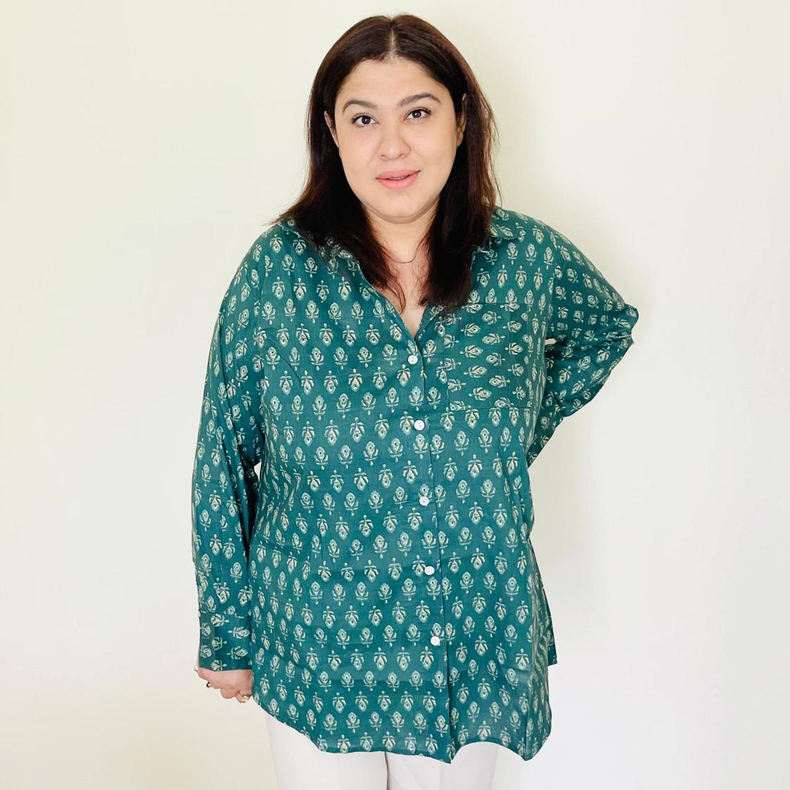 Saum Oversize Shirt