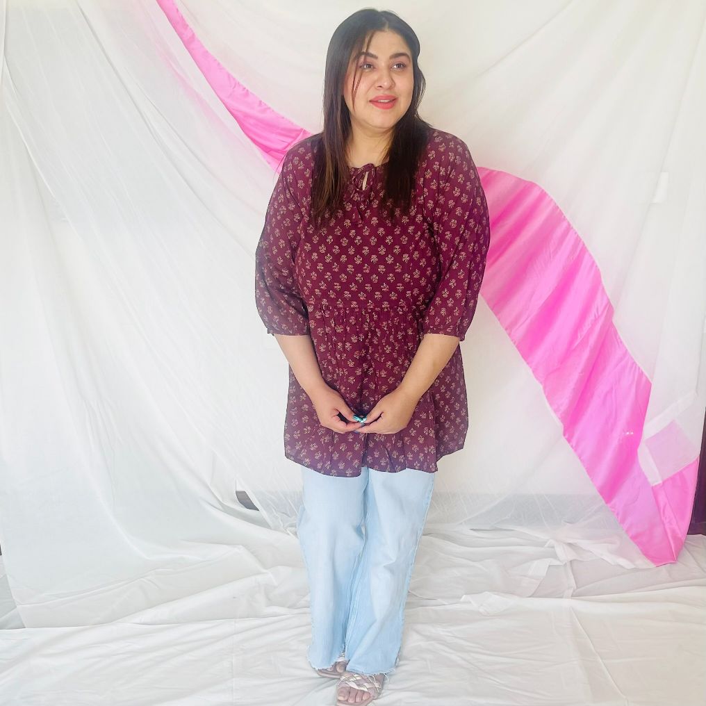 Amishi Gathered Top