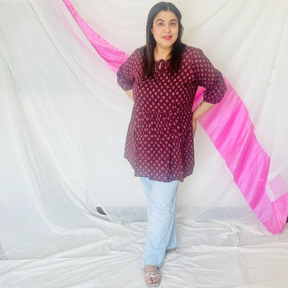 Amishi Gathered Top