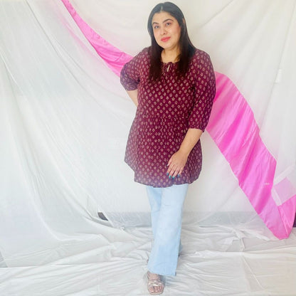 Amishi Gathered Top