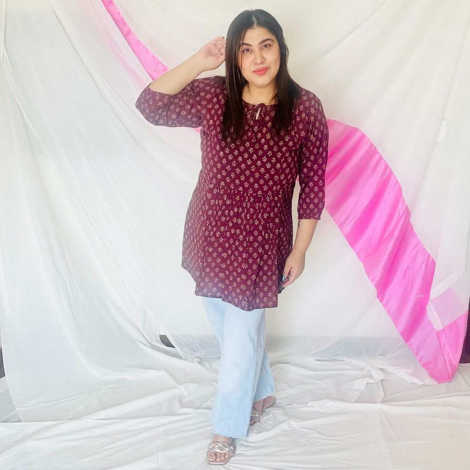Amishi Gathered Top