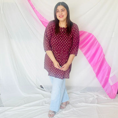 Amishi Gathered Top