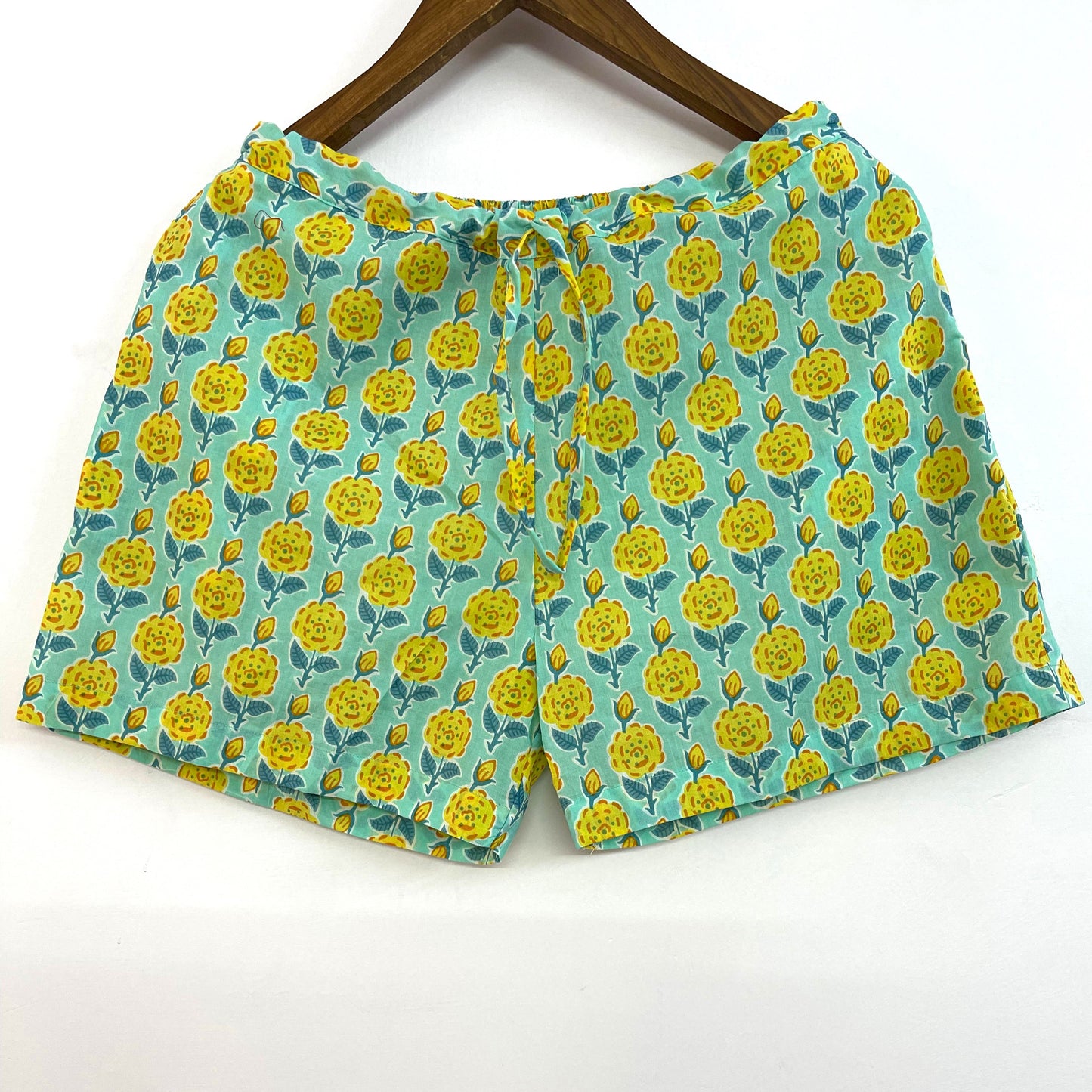 Yellow Blue Shorts