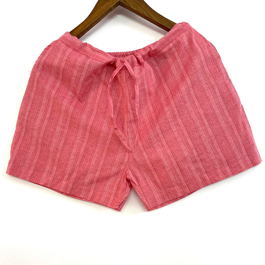 Pink Stripe Shorts
