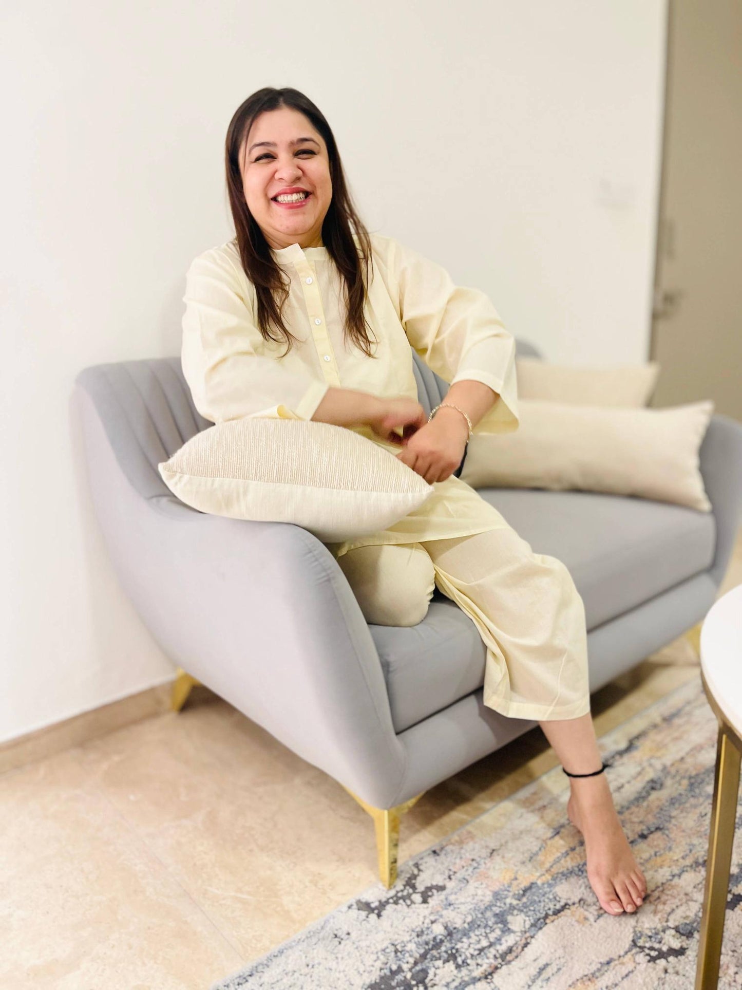 Cream Kurta Pajama