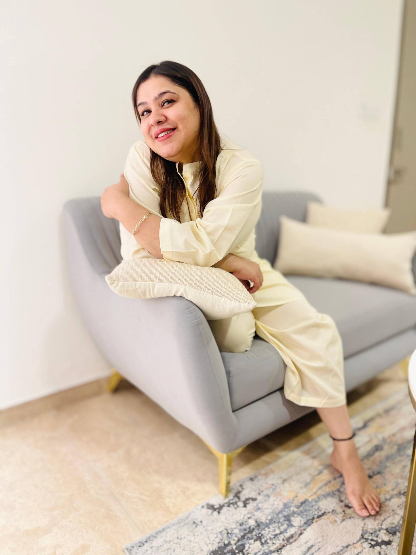 Cream Kurta Pajama