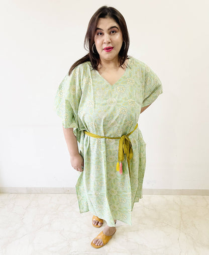 Green Short Kaftan