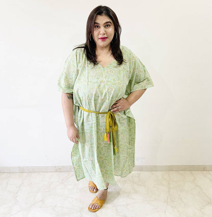 Green Short Kaftan