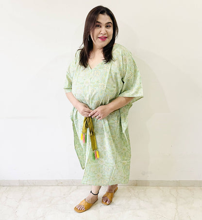 Green Short Kaftan