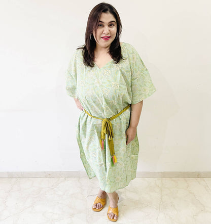 Green Short Kaftan