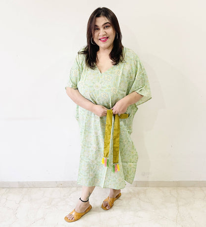 Green Short Kaftan