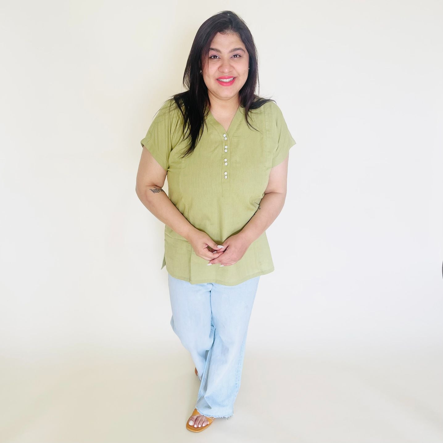 Yashita Linen Top