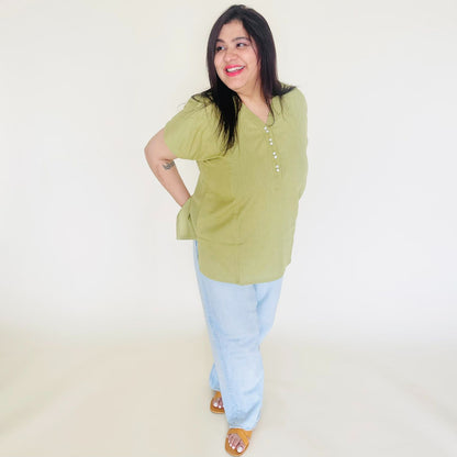 Yashita Linen Top