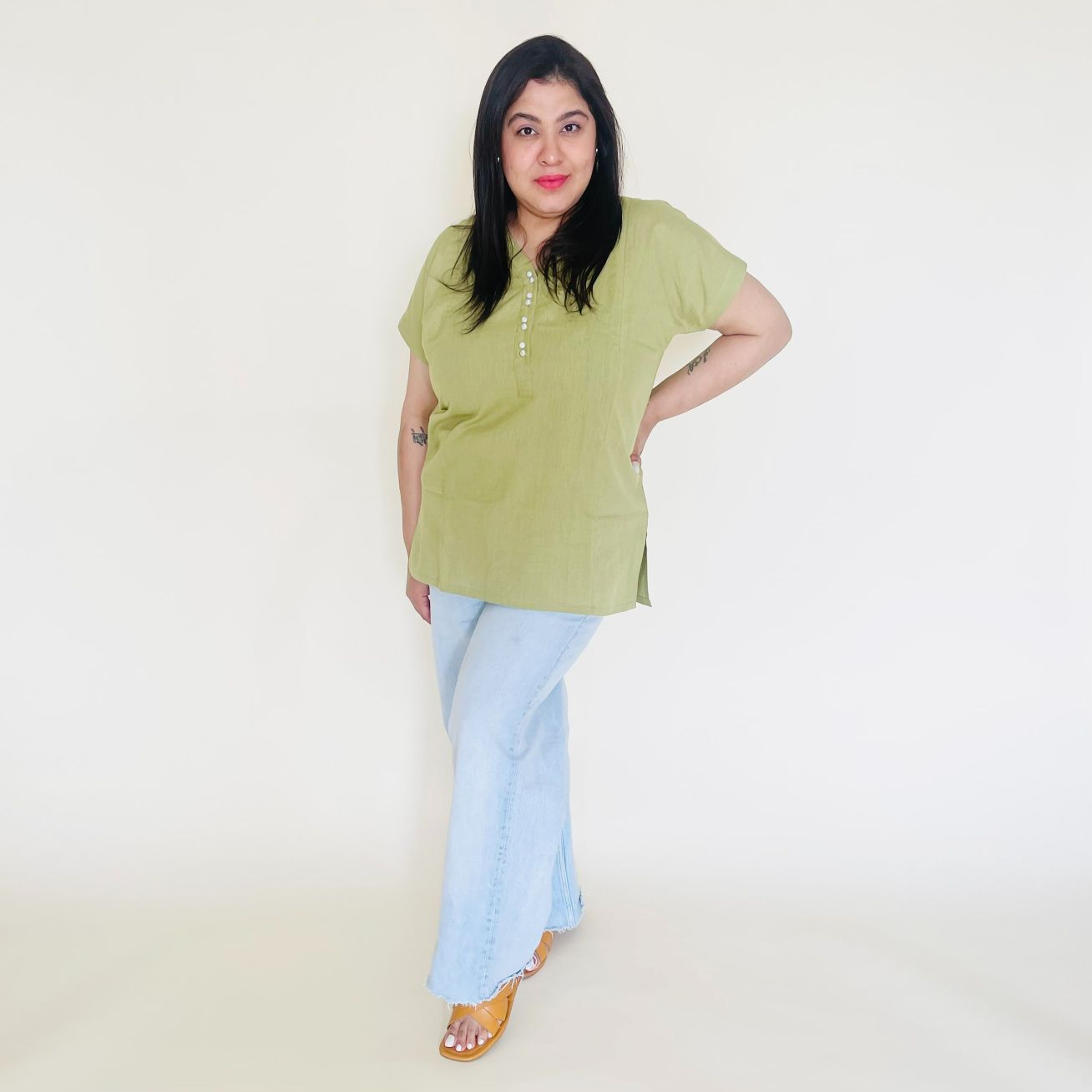 Yashita Linen Top