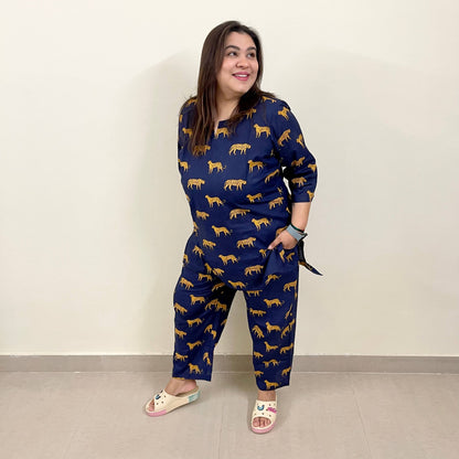 Blue Cheetah Set