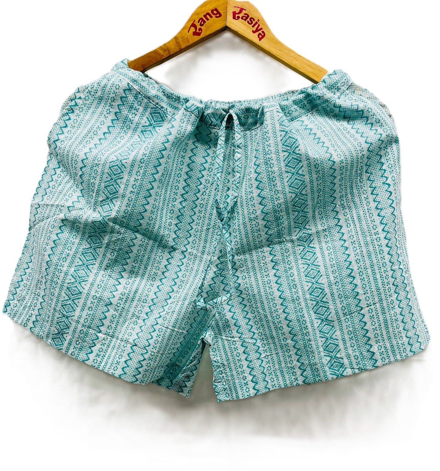 Green White Shorts