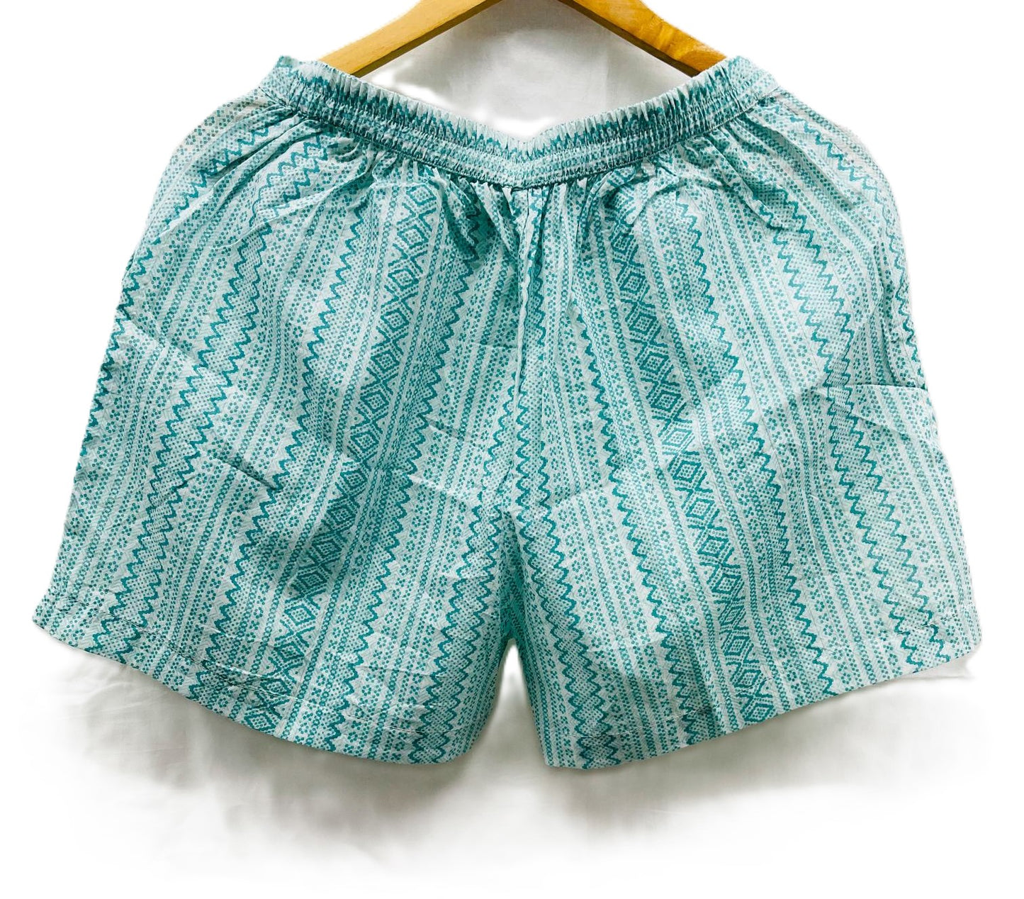 Green White Shorts