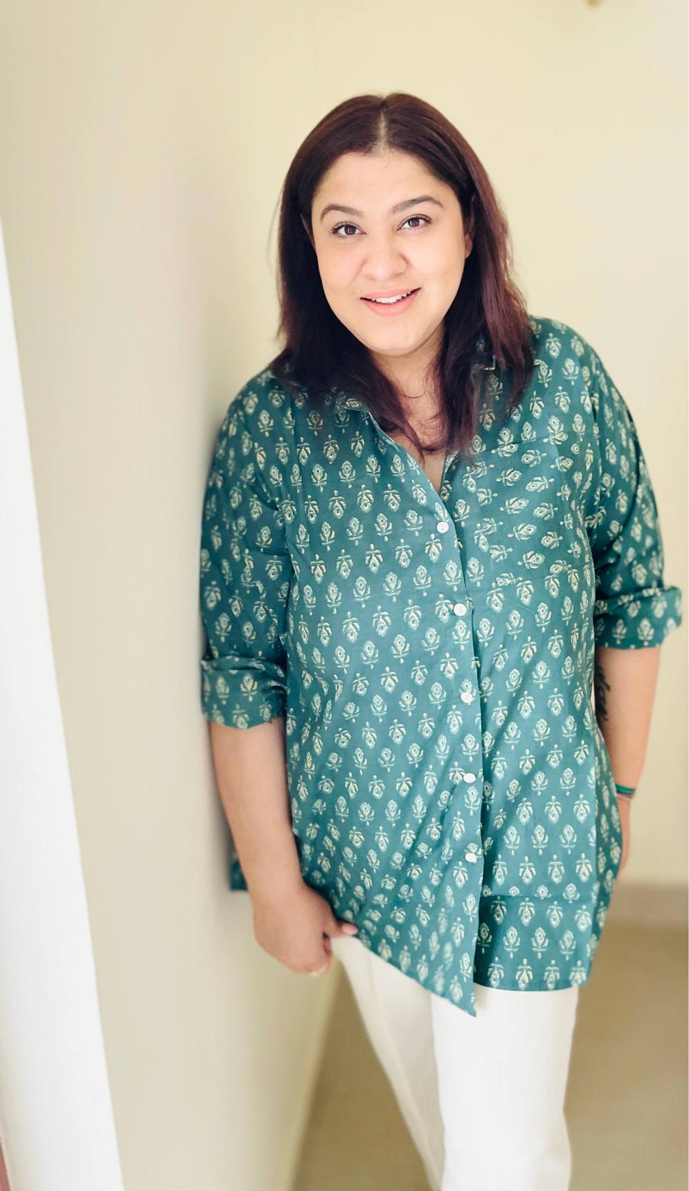 Saum Oversize Shirt