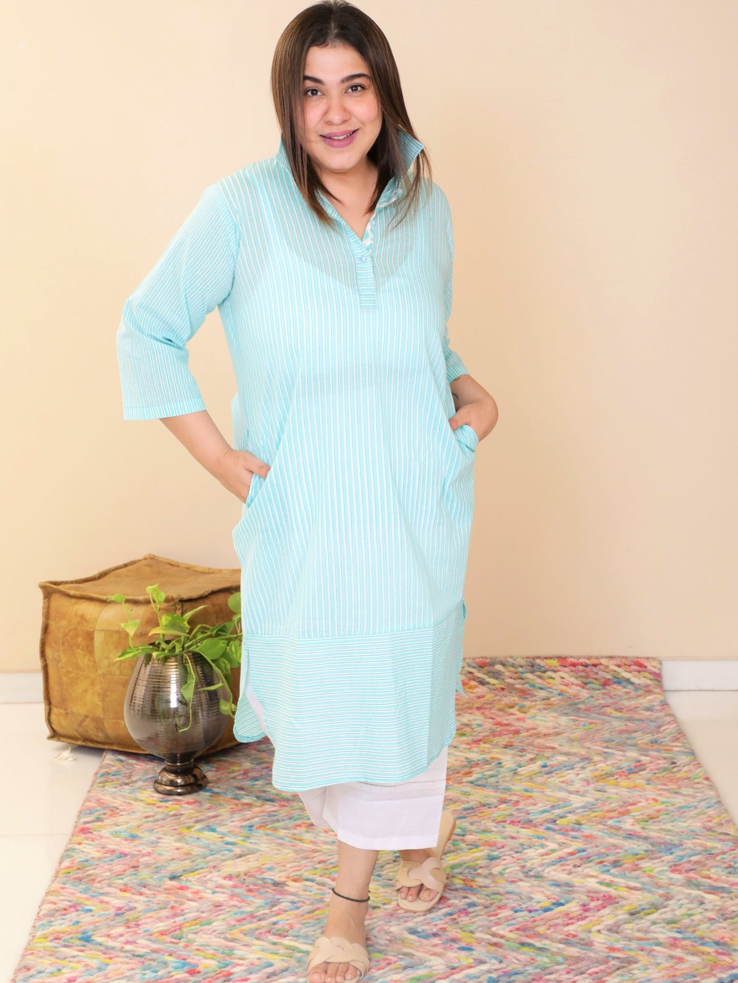 Baby Blue Long Shirt