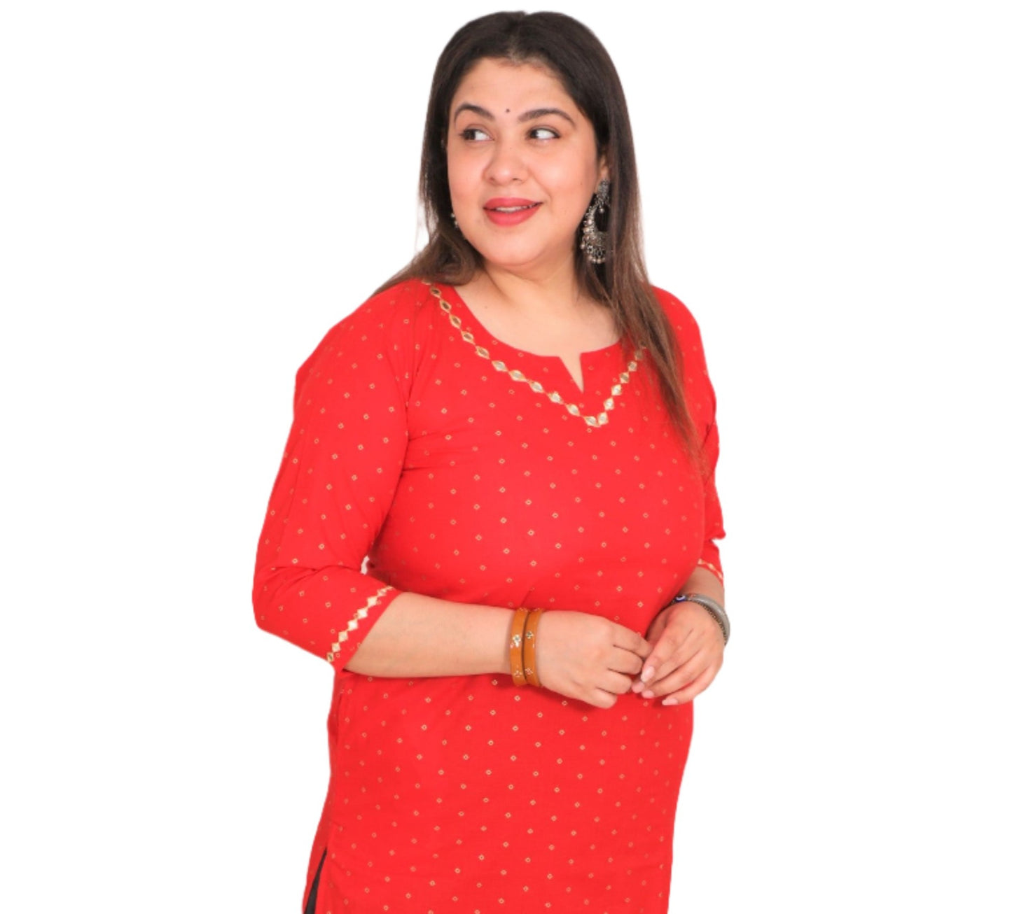 Ruby Red Kurta