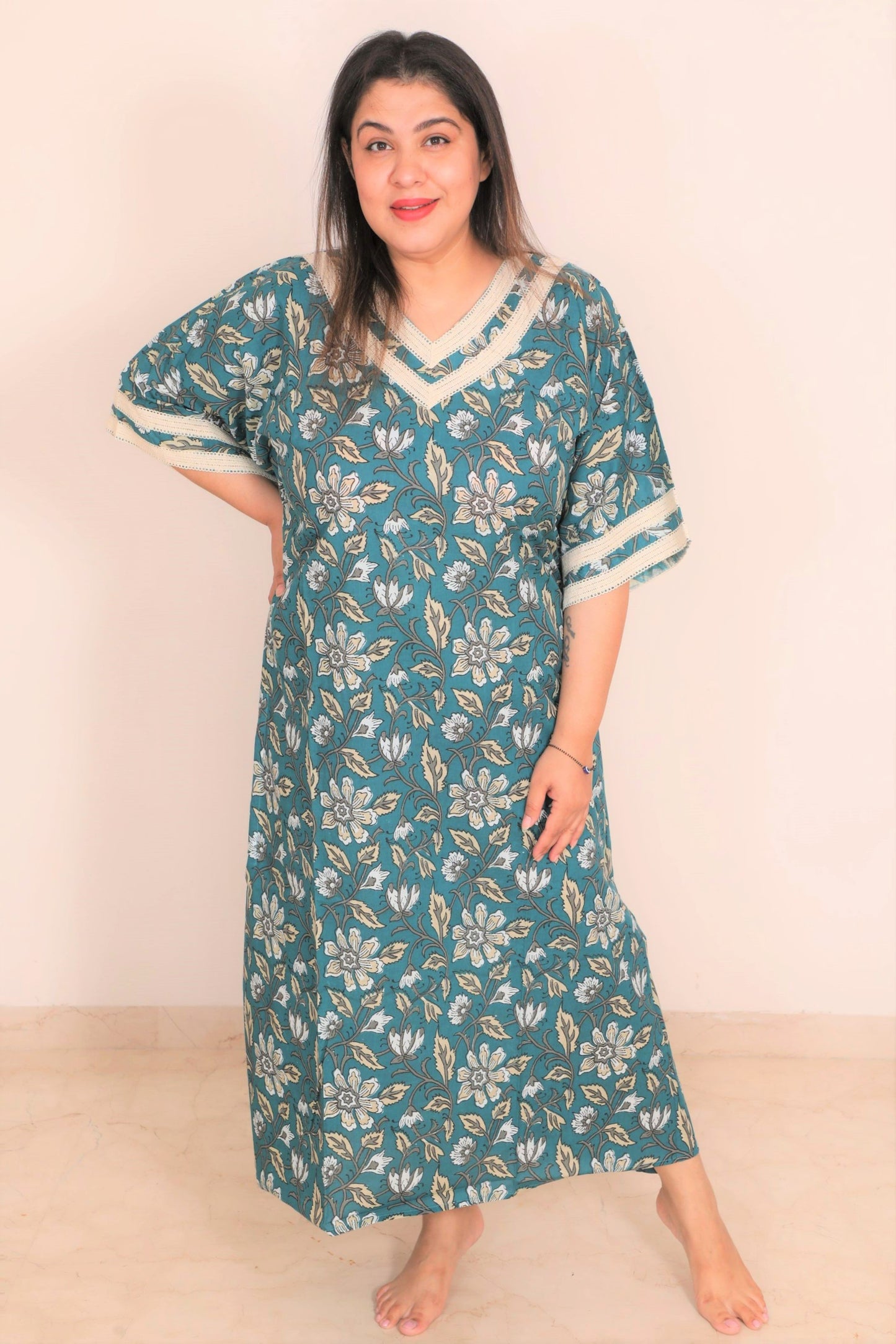 Teal Kaftan