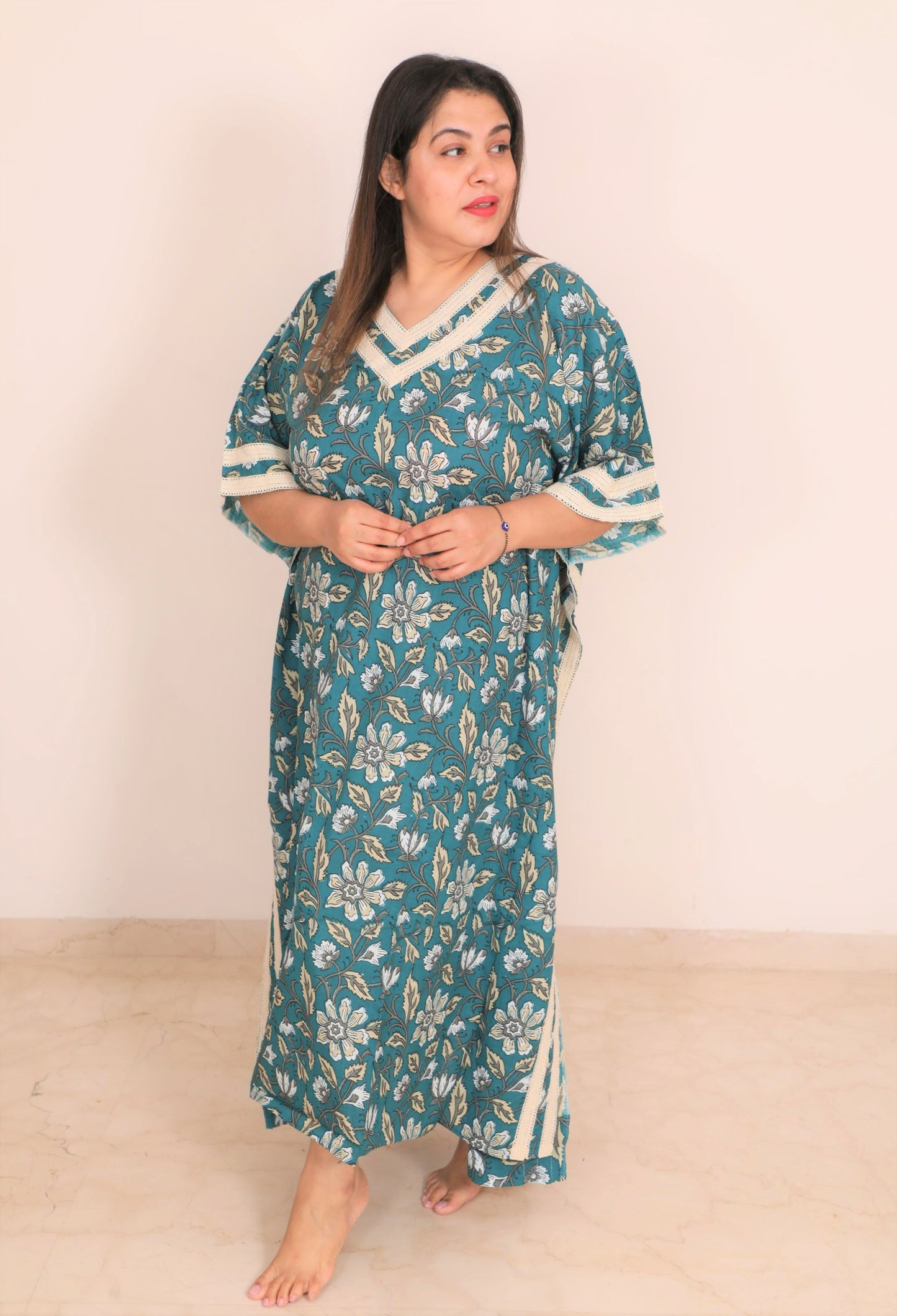 Teal Kaftan