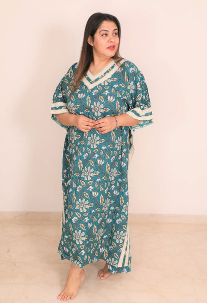 Teal Kaftan