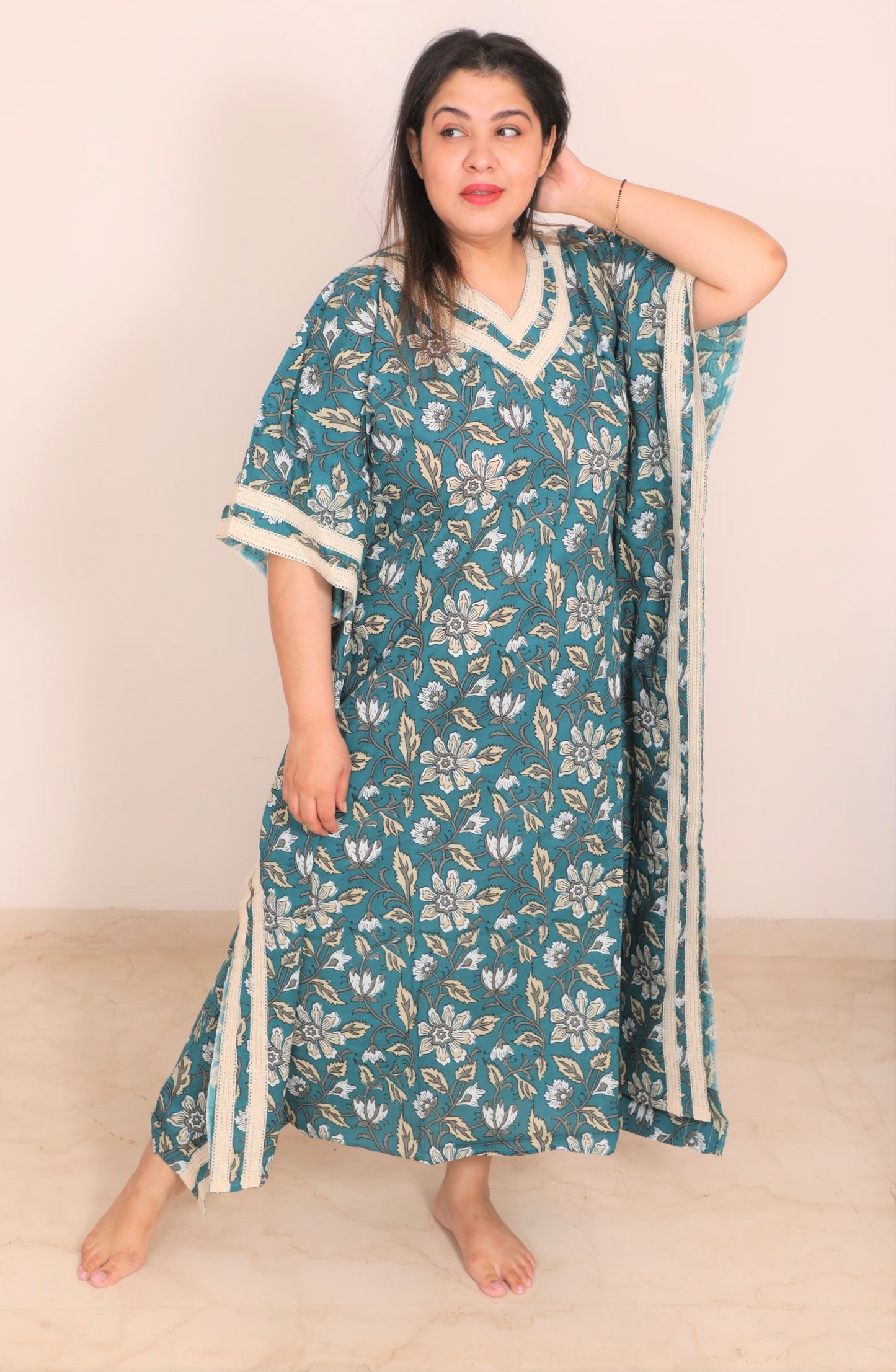 Teal Kaftan