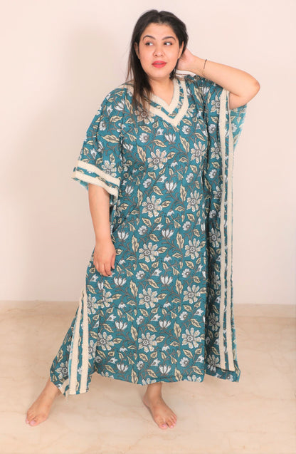 Teal Kaftan