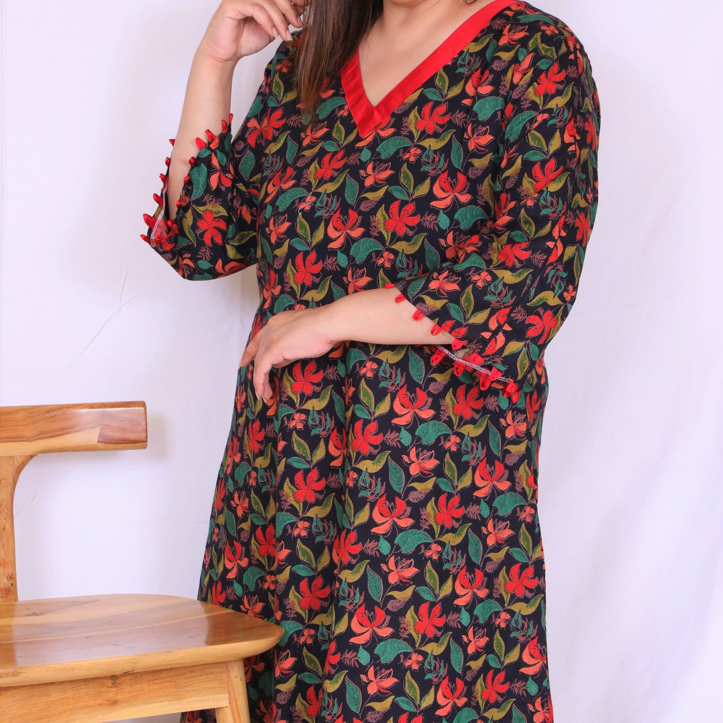Raven Black Long Nighty