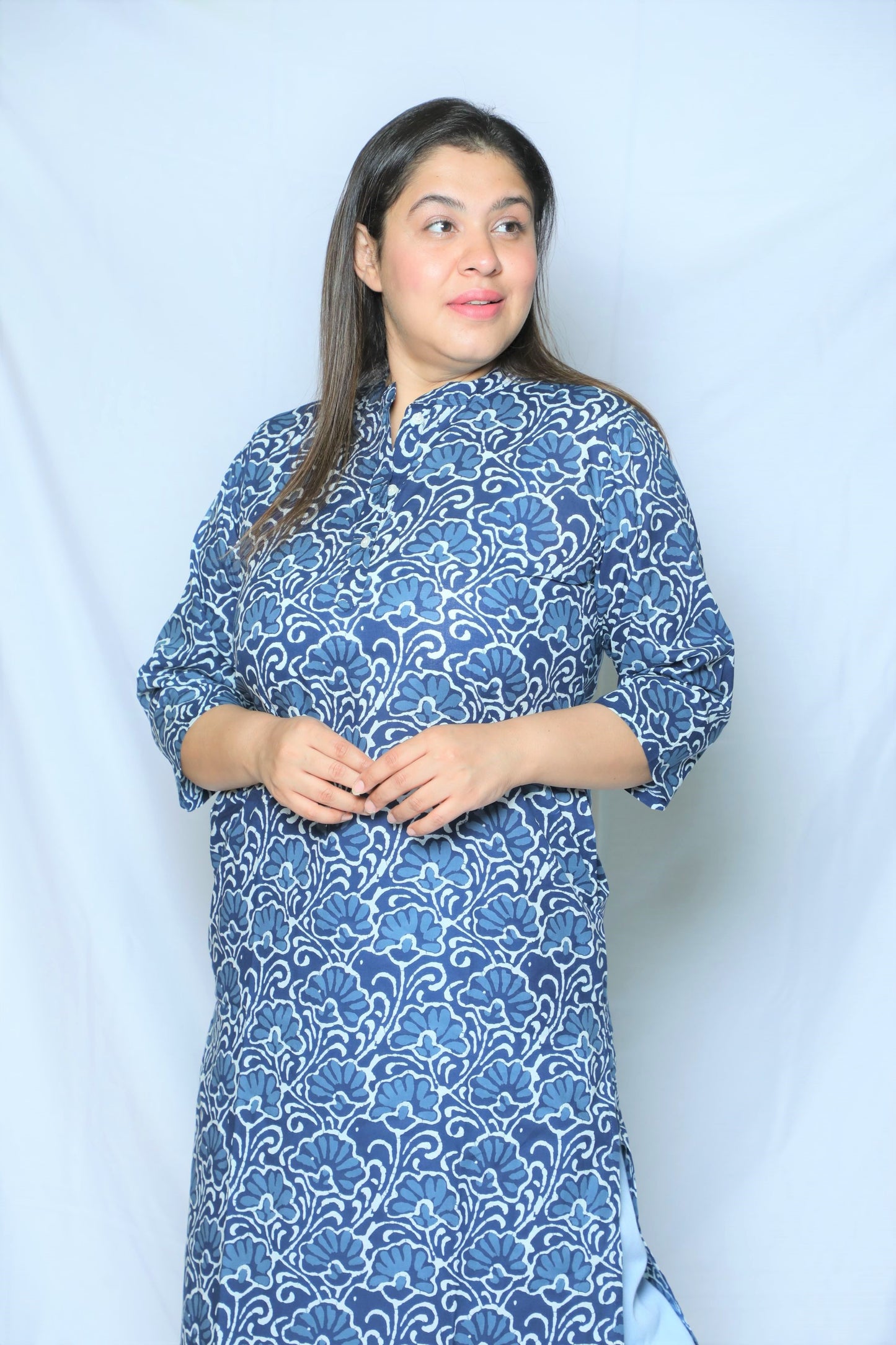 Blue Regular Kurta