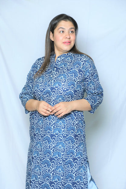 Blue Regular Kurta