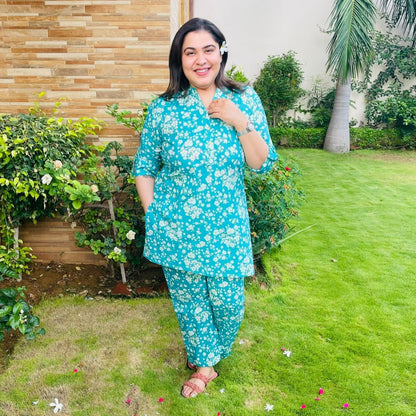 Its Not Blue Kurta Pajama Set