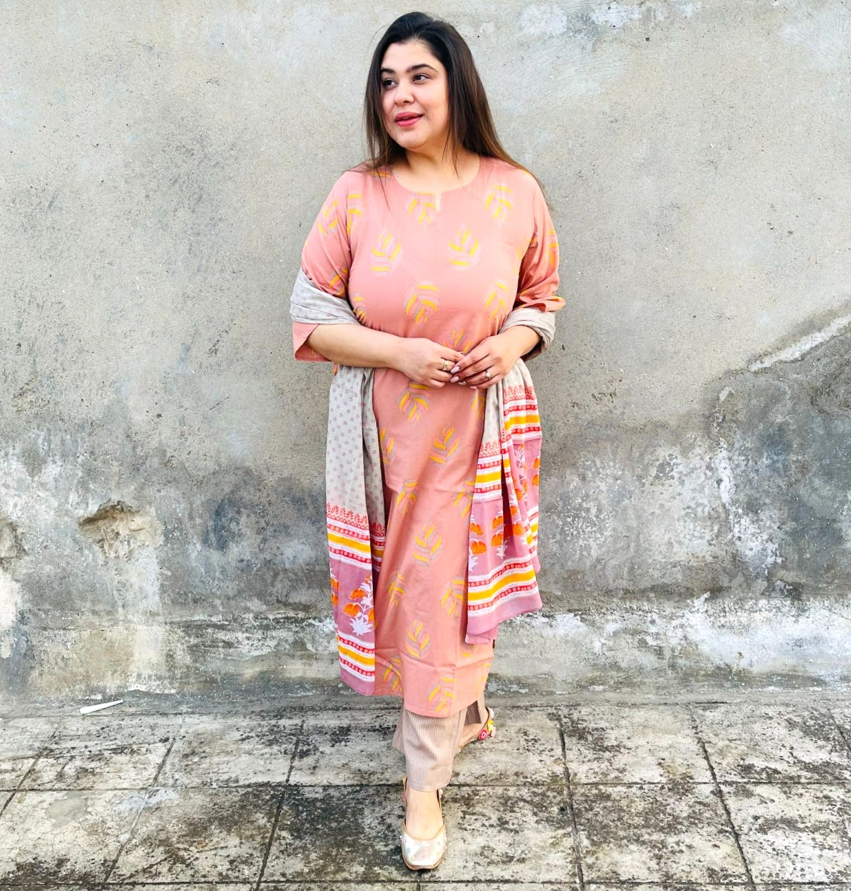 Oleander Kurta Dupatta Set