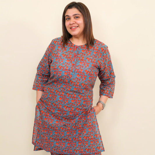 Sangria Kurta Pajama Set