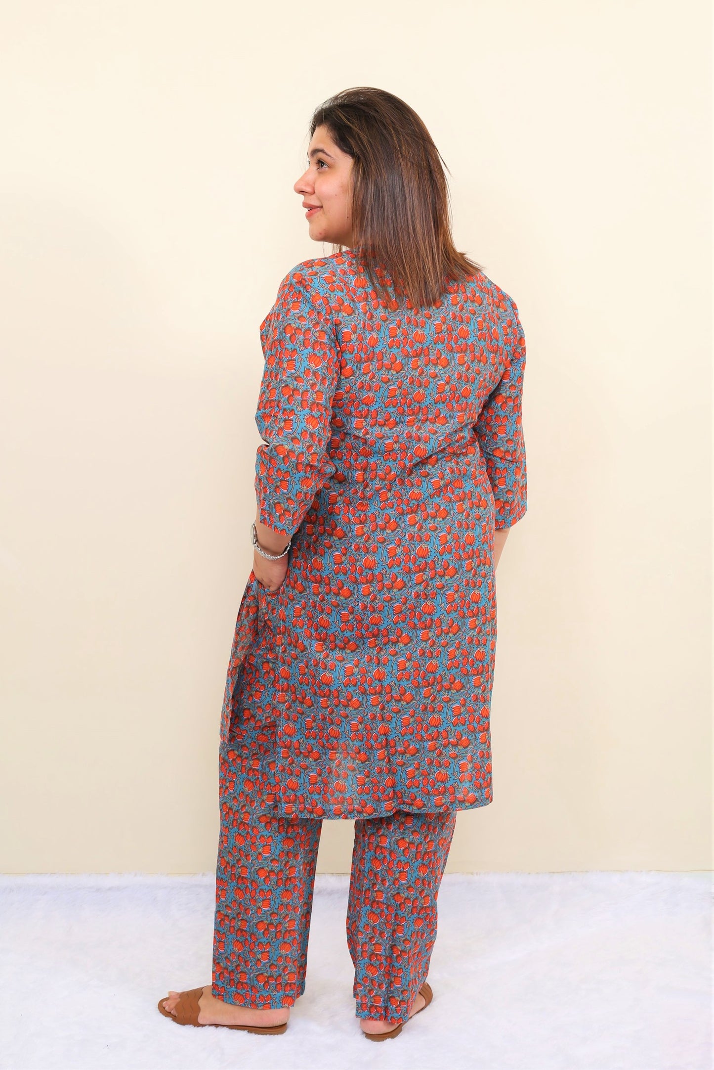 Sangria Kurta Pajama Set